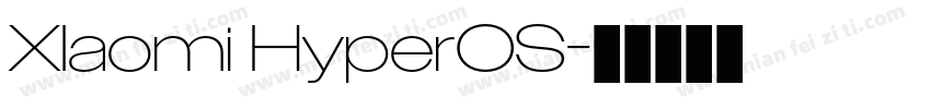 XIaomi HyperOS字体转换